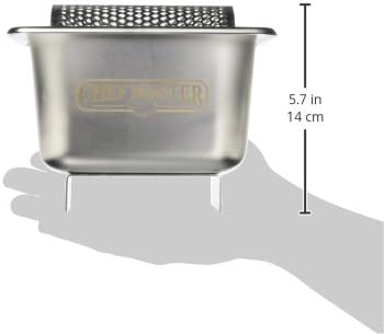 Stainless Steel Butter Spreader Dispenser – Stick Butter Roller for Buns & Bread - Holds 3 Sticks (55 oz) - Dishwasher Safe Wheel for Griddle & Flat Tops by Chef Master - 90021