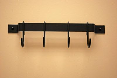 12" Black Utensil Rack
