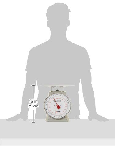 Winco Analog Receiving Scale with Dial, 8"