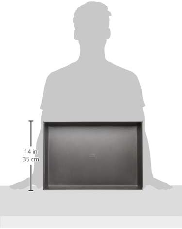 Winco Rectangular Cake Pan 18" x 12" x 3", Aluminized Steel