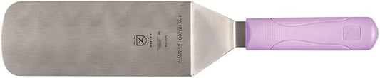Mercer Culinary Millennia Turner/Spatula, 8 Inch x 3 Inch Blade, Purple Handle