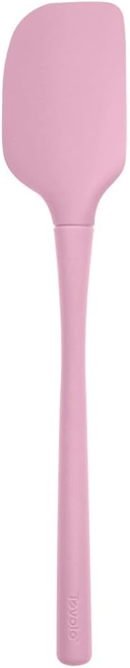 Tovolo Flex Core 5 Piece Silicone Spatula Set Heat Resistant All Silicone Utensils Include Non Stick Spatula Spoonula Jar Scraper, Dishwasher Safe BPA Free Spatulas for Baking Mixing, Pink Sorbet