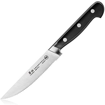 Cangshan TV2 Series 1022889 Swedish 14C28N Steel Forged 4-Piece Steak Knife Set