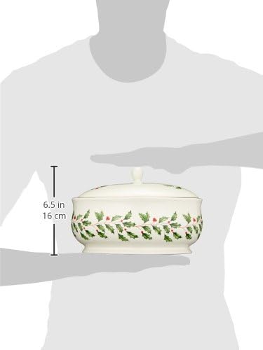 Lenox 863646 Holiday Covered Dish, Christmas Theme