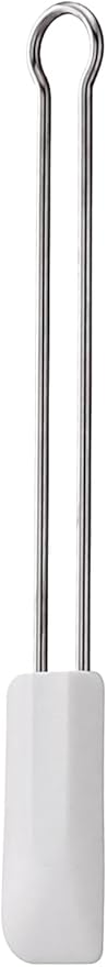 Rösle Stainless Steel & Silicone Flexible Spatula, 12.6-Inch, White