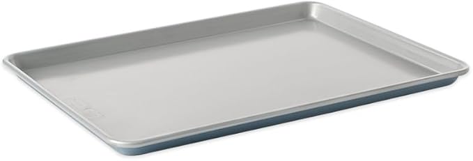 Nordic Ware Brilliant™ Colorful Bakeware 18 x 13 Half Sheet Pan, Nonstick made without PFAS or PTFE for safe cooking; Reinforced steel rim prevents warping
