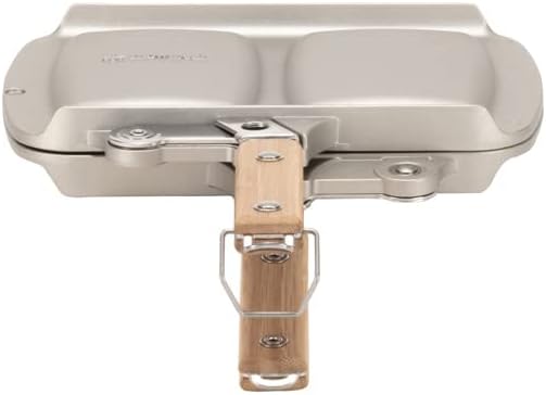 Snow Peak Tramezzino Sandwich Maker, Stainless Steel, Rectangular, Polished