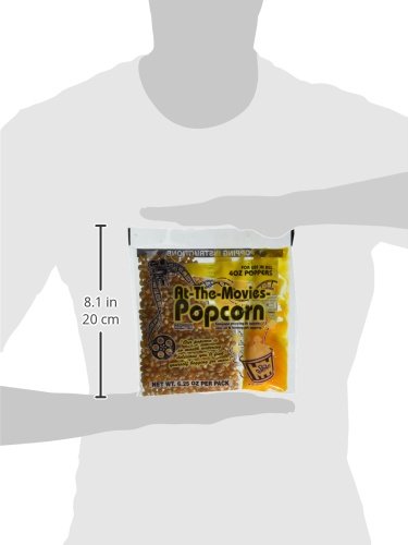 At-The-Movies Popcorn & Coconut Oil Portion Packs-Case of 24 (4oz Kettle)