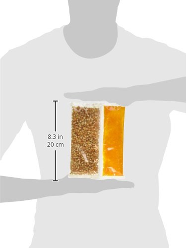 Snappy Snap-Paks All in One Popcorn Portion Packets for 6 oz Popping Machine, Kernels, Oil, and Salt, 24 Count