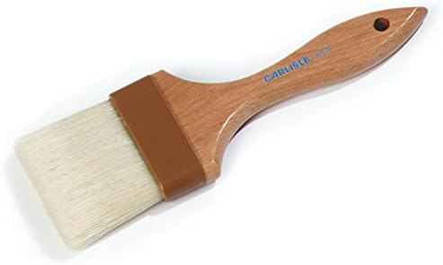 SPARTA Chef Series Basting Brush, Flat Boar Bristle Pastry Brush for Cooking and Baking, 3" Wide, 12 Count