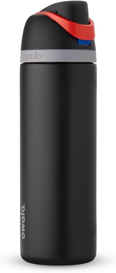 Owala Star Wars FreeSip Insulated Stainless Steel Water Bottle with Straw for Sports and Travel, BPA-Free, 24-Ounce, Darth Vader