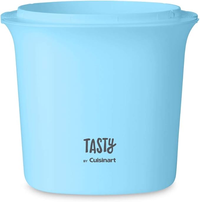 Tasty by Cuisinart ICM100TBL Ice Cream Maker, 8.71"(L) x 8.71"(W) x 10.49"(H), Blue