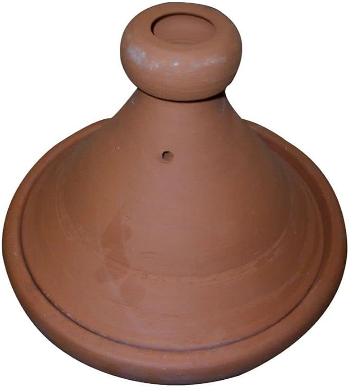 Cooking Tagine Pot Tajine Lead Free Terra Cotta Unglazed Small 8" Plain
