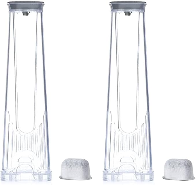 BFDYY For Keurig Starter Kit Replacement 2.0 Coffee Maker - for Keurig Parts Includes 2 Pcs Side Reservoir Filter Holder and 2 Pack Water Filter Cartridges (Clear-2pcs)