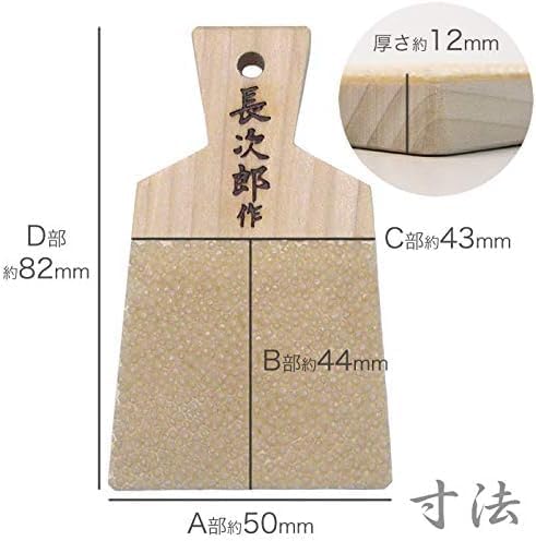 Japanese Traditional Grater for Wasabi and Ginger with Minoyaki Plate Made in Japan (with Minoyaki small plate, white plate & Grater small size)