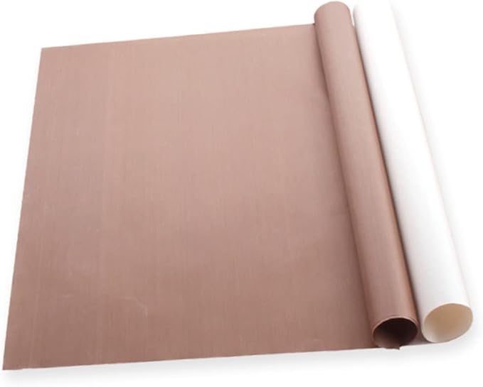 Unomor 6pcs Oven Mat Liner Reusable Non-stick Oven Mat Liner for Bottom Non Stick Heat Resistant Easy to Clean Brown