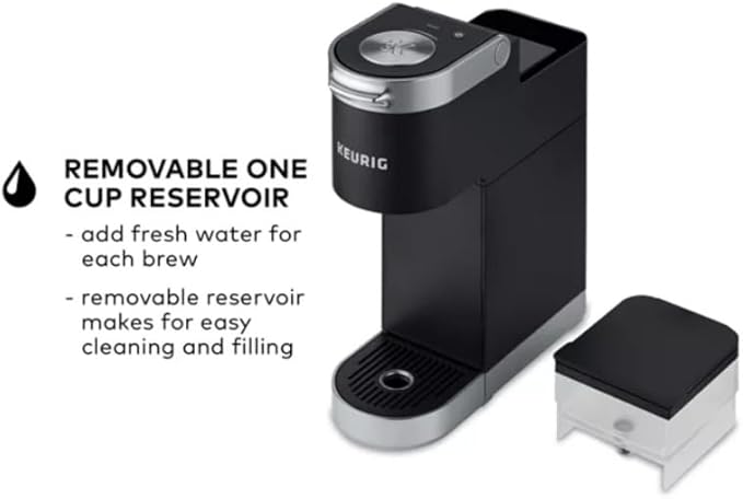 Keurig K-Mini Plus Single Serve Coffee Maker, with 5-inch Brewer, 6 to 12 Pounds Brew Size, K-Cup Pod and Cord Storage (Black)