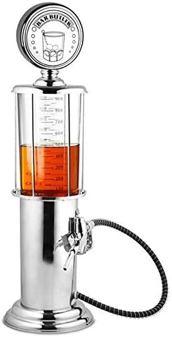 Gas Pump Whiskey / Bourbon Decanter - Liquor Dispenser for Vodka, Rum, Wine, Tequila or Scotch Decanter is Stainless Steel