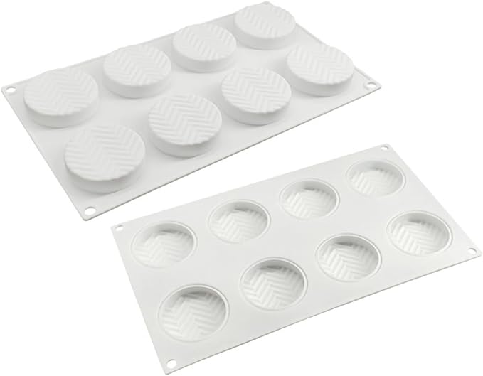 Silicone Mold for Baking Cakes,Soap Molds,Flower Shape Silicone Molds for Homemade French Dessert Mold for Pastry Chocolate,Jelly Chocolate Mold ＆ Ice Cube Tray (E_ Leaf Geometry)