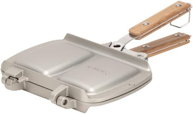 Snow Peak Tramezzino Sandwich Maker, Stainless Steel, Rectangular, Polished