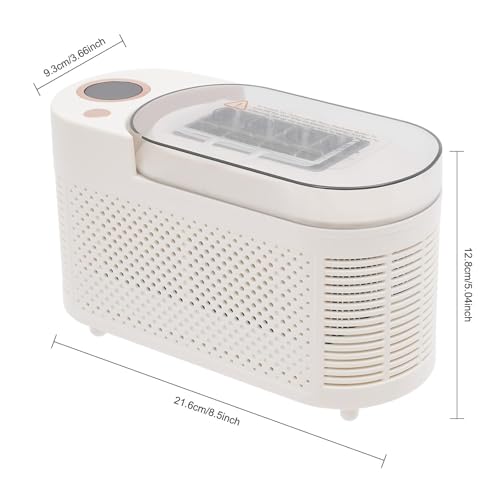 Portable Ice Maker, 8 Cubes in 10 Mins, Dual Power DC 12V & AC, Compact Countertop Machine for Home Office Camping Car, Purple