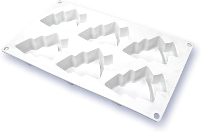 Christmas Tree Silicone Cake Mold, 3D Silicone Baking Molds for Cheesecake, Mousse, and Biscuits, Flexible Non-Stick Design, Easy Release (C_Christmas Tree)