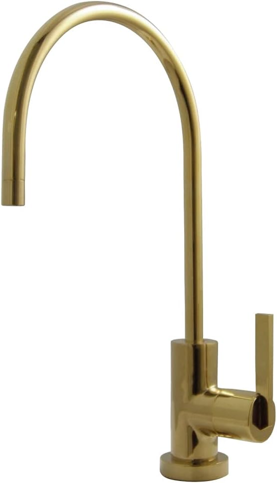 Kingston Brass KS8192CTL Continental Single-Handle Water Filtration Faucet, Polished Brass