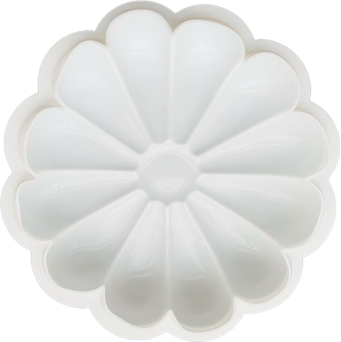 Sunflower Shape Silicone Mold for Baking Mousse Cake Ice Cream Dessert Pudding Brownie Pastry Fondant Jelly Cake Decoration Mold