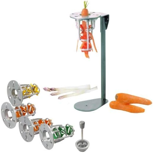 LOUIS TELLIER - Carrots Peeler on Stand - For large carrots up to Ø2.4 in - Stainless Steel Blade - High Efficiency
