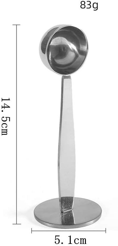 Coffee Scoops, 1 PC 15 ML (1 TPSP) Rose Gold 304 Stainless Steel Espresso Coffee Measuring Spoon 1 Tablespoon Measure Spoon with Pressed Bottom Fits Coffee Container for Ground Coffee Tea Salt