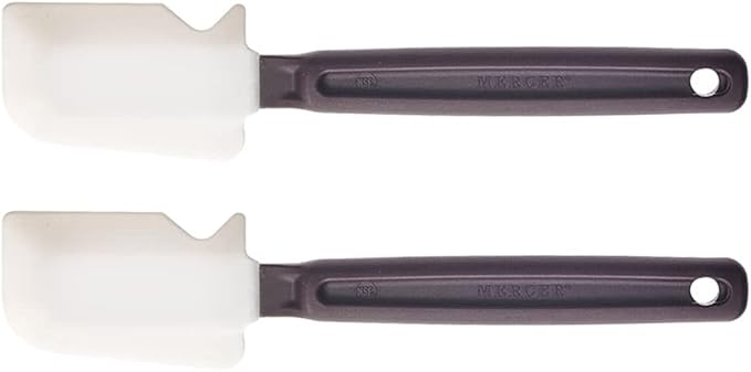 Mercer Culinary 10 Inch Heat Resistant Silicone Spatula - 2 Pack