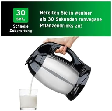 Tribest SB-130-220V Soyabella Automatic Soy and Nut Milk Maker Machine, Silver