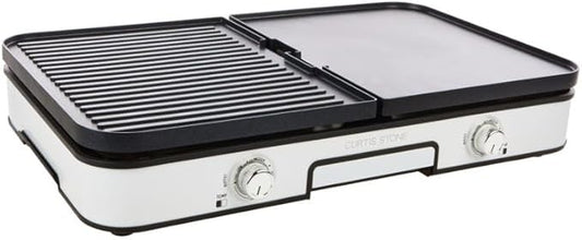 Curtis Stone Dura-Pan 3-in-1 Electric Grill Griddle (Renewed)