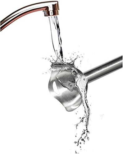 Moss & Stone Hand Blender With Egg Whisk, Powerful 300-Watt Stick Blender, Hand Mixer Set Stainless Steel Shaft & Blades, Black Handheld Blender With Ergonomic Handle (Without Chopper)