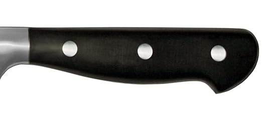 Dexter-Russell 38469, iCut-FORGE® 10" Duo-Edge Slicer, Forged Stainless Steel Blade, Precision Chef’s Slicer for Roasts and Hams, Comfortable Black POM Handle, Commercial-Grade, NSF Certified