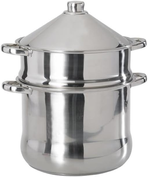 Baumalu - 340971 - Stainless Steel Tajine Couscouspot 14 L