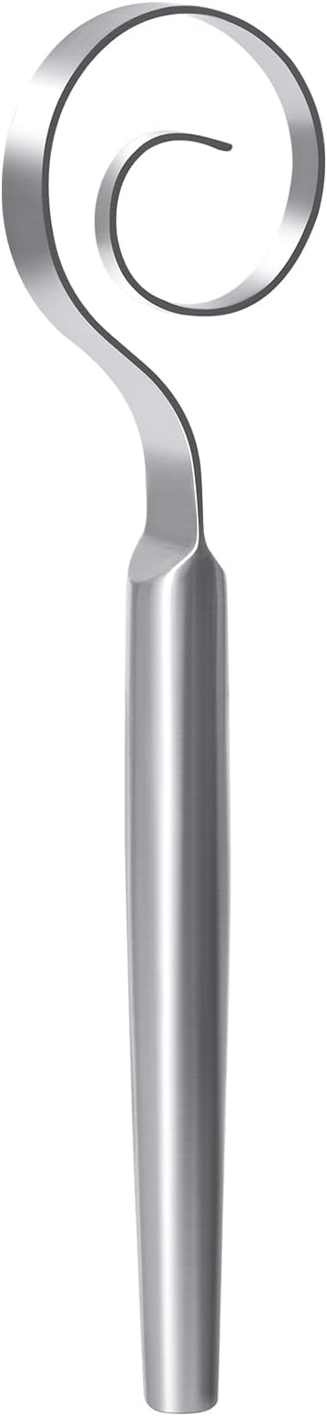 12-Inch Seamless Dough Whisk, 18/10 Stainless Steel Bread Whisk, Danish Whisk for Sourdough, Pizza, Cookies, Pancake & Waffle, Easy to Clean Sour Dough Tools