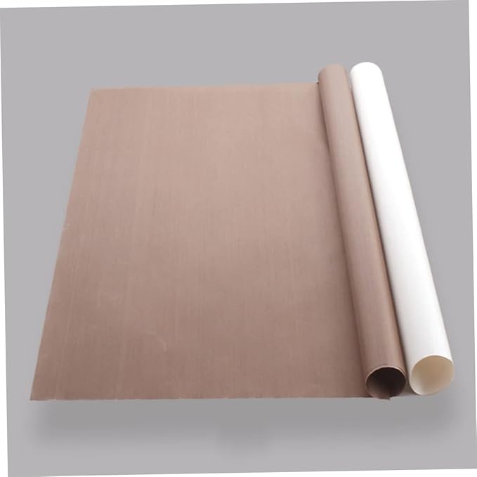 Unomor 6pcs Oven Mat Liner Reusable Non-stick Oven Mat Liner for Bottom Non Stick Heat Resistant Easy to Clean Brown