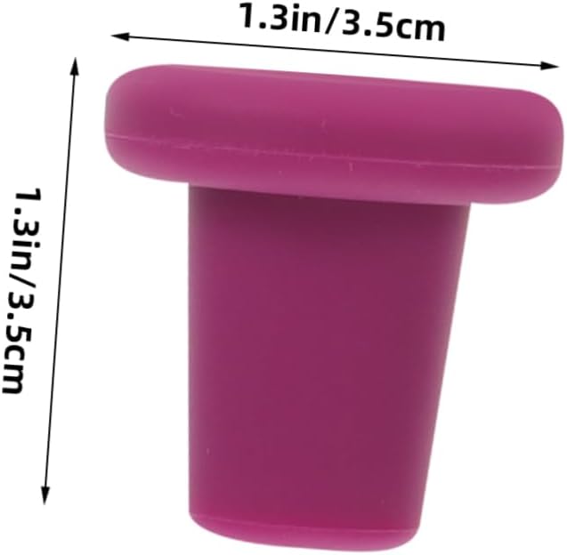 OUNONA 3sets Wine Bottle Stoppers Silicone Seal for Wine Reusable Bottle Stopper for Enthusiasts 6pcs*3
