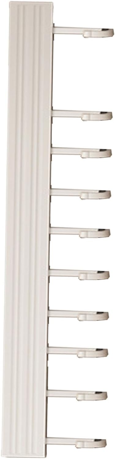 ZJchao Space Aluminum Kitchen Utensils Hanger Rack Organizer White (10 Hooks 50cm)