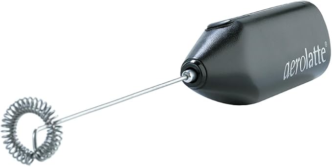 Aerolatte Milk Frother To Go with Travel Storage Case, The Original Steam-Free Frother, Black