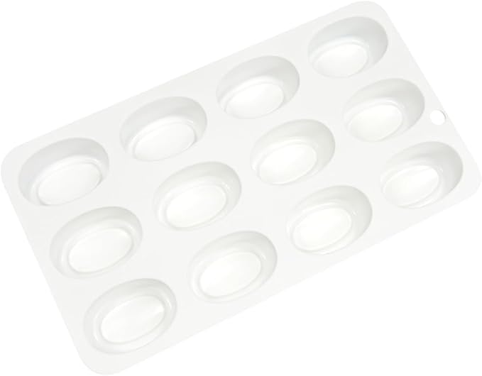 mostsom Silicone Molds Mousse Molds Silicone Oval Silicone 3D Baking Mousse Cake Mold Dessert Molds DIY Aromatherapy Candle Plaster Mould Handmade Soap Mold (D_ Small Oval)