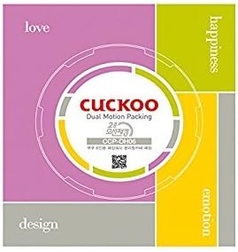 CUCKOO CRP-LHTR0609FW Small Stainless Steel Rice Cooker 6-Cup (Uncooked), 12 Cups (Cooked) & Replacement Dual Motion Rubber Packing for 6-Cup IH Cooker Models | CCP-DH06, Gray