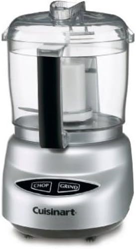 Cuisinart SG-10 Electric Spice-and-Nut Grinder, Stainless/Black & DLC-2ABC Mini-Prep Plus 24-Ounce Food-Processors, 3 Cup, Brushed Chrome and Nickel