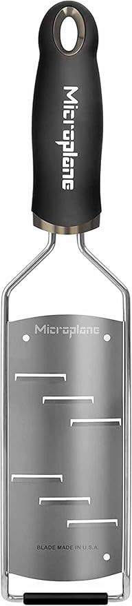 Microplane Gourmet Series Hand Held Parmesan Cheese Shaver (Black)