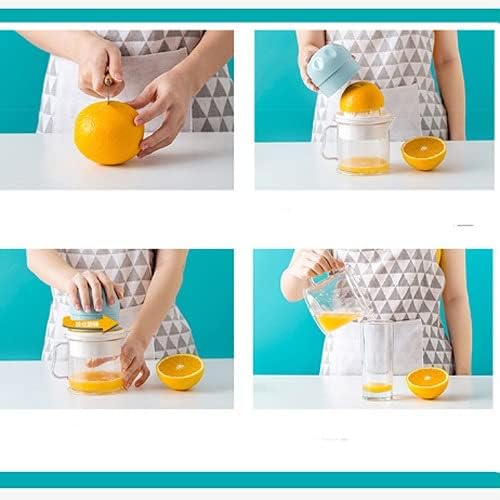 Juicer Mini Lemon Juicer Portable Handheld Fruit Citrus Squeezer Easy Original Juice maker(Blue)