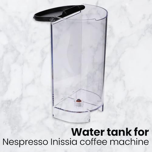 ANAKEL HOME Replacement Coffee Machine Water Tank MS-624403 Compatible with Nespresso Inissia Coffee Machine | Resistant Plastic, Includes Lid, 0,7L / 23,66oz | NOT COMPATIBLE WITH PIXIE MODEL