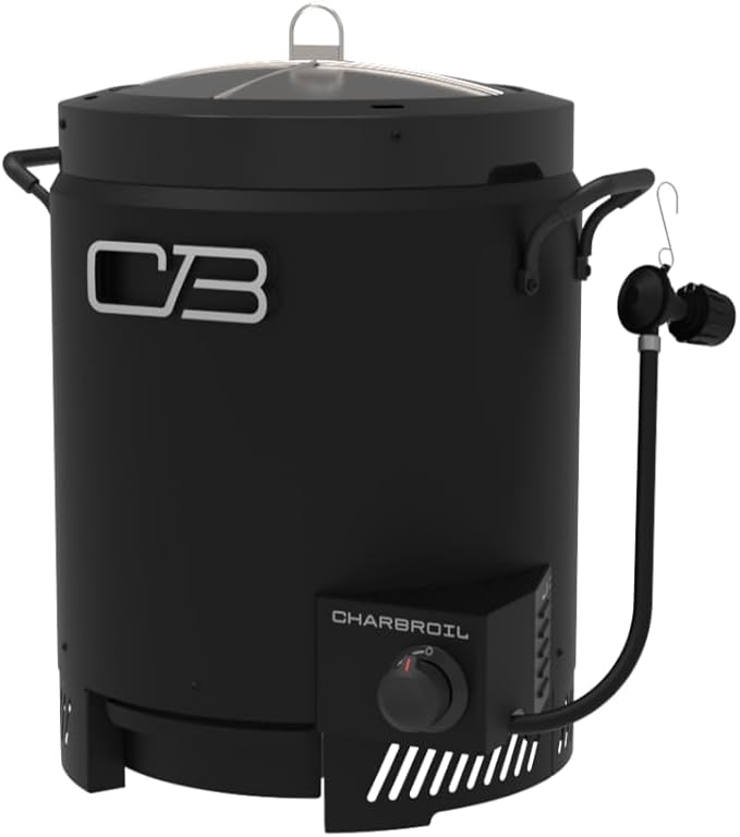 Charbroil The Big Easy Oil-Less Turkey Fryer | Outdoor Air Fryer | Propane Cooker, Black - 24102165