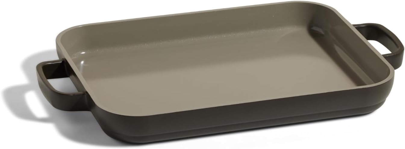 Our Place Mini Griddle Pan - 2 Quart Nonstick Ceramic Sheet Pan & Stovetop Griddle with Handles | Toxin-Free Cast Aluminum | Oven Safe up to 450°F | Char