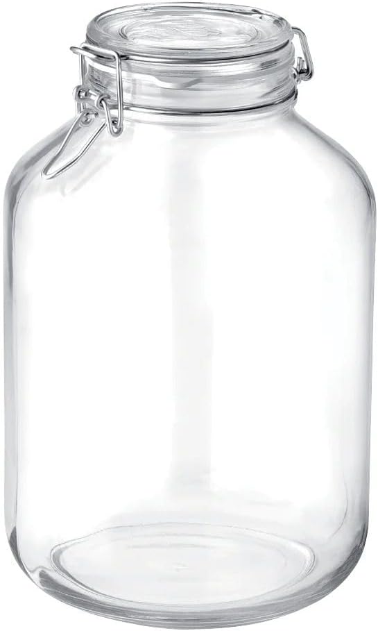 Bormioli Rocco Fido Clear Jar, 169 Oz.